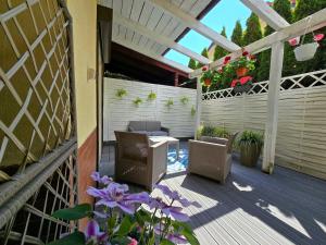 Balkon lub taras w obiekcie Przystanek surfera