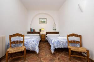 Cama o camas de una habitación en Casa Rural Alba Montis