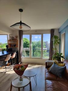 Ruang duduk di Appartement en résidence