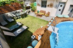 Bazén v ubytovaní Dionysus seaside villa alebo v jeho blízkosti + 37 fotografií