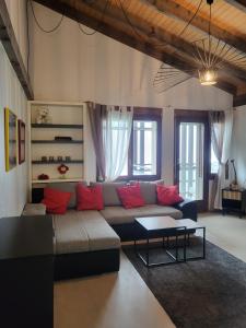 Istumisnurk majutusasutuses Hotel Platten Apartment