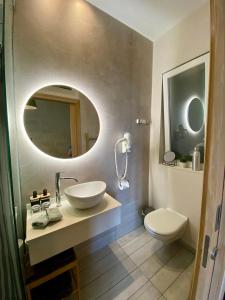 Koupelna v ubytování Nelli's B&B