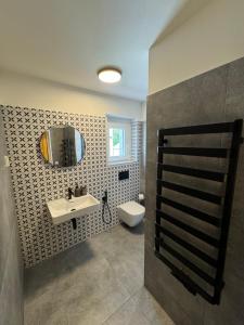Łazienka w obiekcie Apartmány U Medvěda