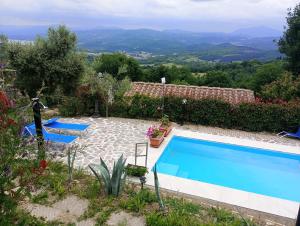 The swimming pool at or close to Il Podere di Massi