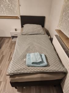 Katil atau katil-katil dalam bilik di SeDe Ferienwohnung nur für Familien und Paare