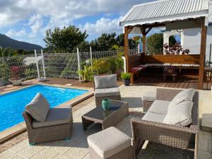 Bazén v ubytování Chalet Paradis nebo v jeho okolí