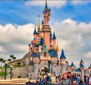 a castle at the disneyland resort at Résidence lux Paris Expo Porte de Versailles in Vanves