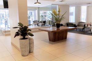 Χώρος καθιστικού στο Central Studio Hotel Sydney