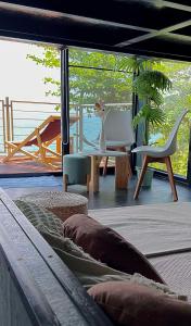 Posezení v ubytování Padel Lodge Koh Chang