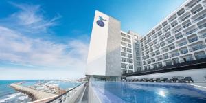 Bazén v ubytování Hotel Whistlelark Jeju nebo v jeho okolí