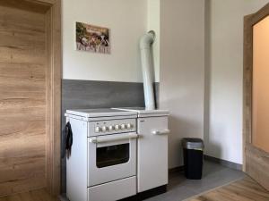 Kuchyň nebo kuchyňský kout v ubytování Ferienwohnung Weissensteiner Steinbach