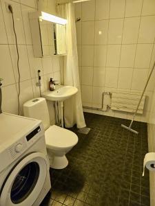 Koupelna v ubytování Apartments in Finland N & P
