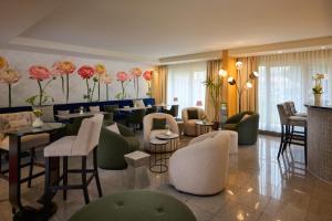 Χώρος καθιστικού στο Hotel Parc Belle-Vue