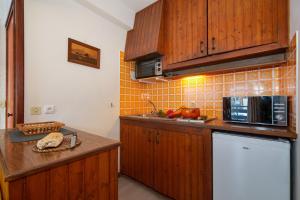 Dapur atau dapur kecil di Résidence le Chardonnet D - Happy Rentals