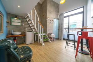 Kuchyň nebo kuchyňský kout v ubytování Haian Corner Homestay
