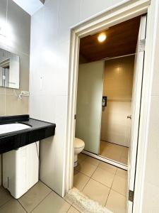 Baðherbergi á Chuxu Homestay