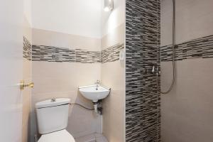 Koupelna v ubytování Malaga centro