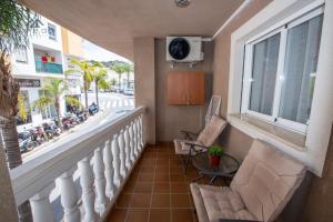 Balkon lub taras w obiekcie Fuerte Apartment Great Location