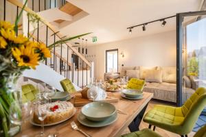 Χώρος καθιστικού στο Olivina Park Spa - domki z dostępem do krytego basenu, saun, wyżywienia i atrakcji dla dzieci +147 φωτογραφίες