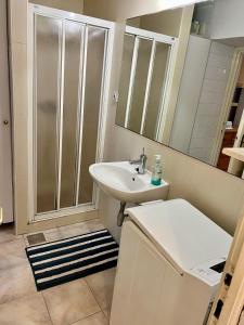 Koupelna v ubytování Nugal Apartment