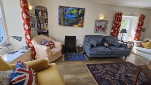 Et opholdsområde på Farm Cottage