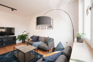 TV a/nebo společenská místnost v ubytování NEU I Stilvoll I Boxspring I Smart TV I Zentral