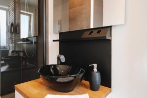 Kuchyň nebo kuchyňský kout v ubytování NEU I Stilvoll I Boxspring I Smart TV I Zentral
