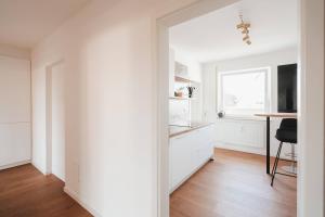 Kuchyň nebo kuchyňský kout v ubytování NEU I Stilvoll I Boxspring I Smart TV I Zentral