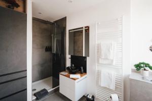 Koupelna v ubytování NEU I Stilvoll I Boxspring I Smart TV I Zentral