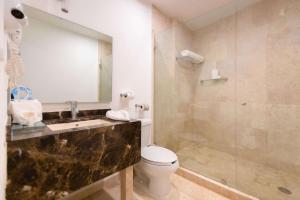 Comfort Inn Queretaro Tecnologico的一间浴室