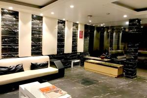 Posezení v ubytování Hotel Crystal Deluxe at New Delhi Railway Station