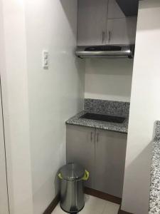 Cuisine ou kitchenette dans l'établissement Loft Style Condo Unit in Makati with Netflix WIFI
