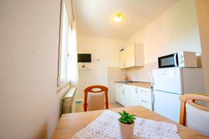 Kuchyň nebo kuchyňský kout v ubytování Apartments Cvito