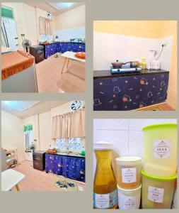 Ένα ή περισσότερα κρεβάτια σε δωμάτιο στο Homestay Bourgenvilla Sura tengah Dungun Terengganu