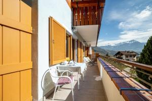 Μπαλκόνι ή βεράντα στο Obermoarhof Hönigspitze OG Deluxe