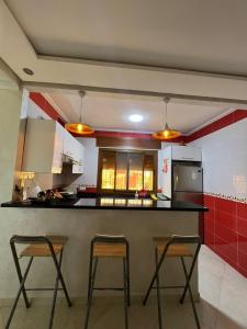 Cucina o angolo cottura di Charmant appartement bien situé.