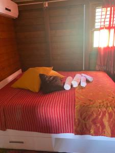 Postel nebo postele na pokoji v ubytování Chalet Paradis