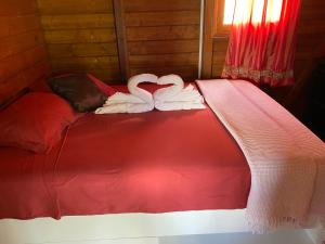 Postel nebo postele na pokoji v ubytování Chalet Paradis + 29 fotografií
