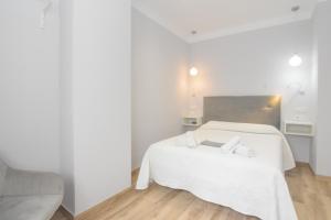 Postel nebo postele na pokoji v ubytování Hostal La Ermita