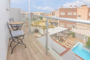 Balkón nebo terasa v ubytování Hostal La Ermita