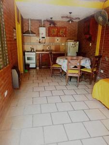 Kuchyň nebo kuchyňský kout v ubytování Cabañas mi Sueño