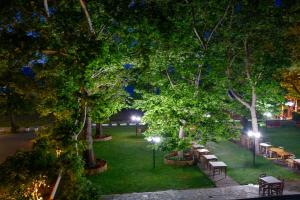 Aristotelis Hotel外面的花园