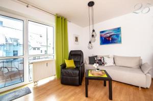 Posedenie v ubytovaní Komfortables Appartement in Bad Kötzting mit Eintritt in die Bade- und Saunawelt