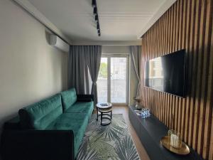 Televízia a/alebo spoločenská miestnosť v ubytovaní Apartment 41