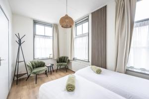 Voodi või voodid majutusasutuse Hotel Over de Brug toas
