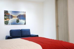 Postel nebo postele na pokoji v ubytování Hotel Súper Estrellas
