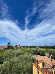 a heart shaped cloud in the sky over a field at La Locanda Del Re in Villalfonsina