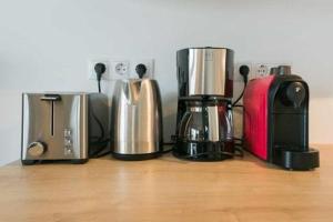 Coffee and tea making facilities at Apartman Balaton