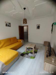 Χώρος καθιστικού στο Apartamentos das Avós-Flor