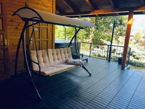 Balkón nebo terasa v ubytování Favilla DELUXE Bogács